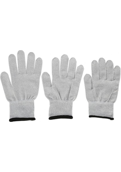 Çift Onlarca Makine Iletken Eldiven Yüz Masajı Elektro Terapi Elektrot El Masaj Eldiveni Elektroterapi Kurşun Tellerl（l） (Yurt Dışından) fırsatları