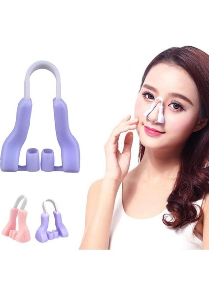 Mor/pembe Burun Klipsi Yüksek Kaliteli Burun Kaldırma Şekillendirici Köprü Doğrultma Klip Düzeltici Makyaj Yüz Germe Güzellik Araçlarıpembe (Pembe) (Yurt Dışından) fırsatları