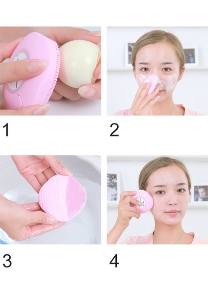 Ultrasonik Titreşim Elektrikli Gözenek Temizleyici Silikon Temizleme Aleti Pembe (Yurt Dışından) indirimleri