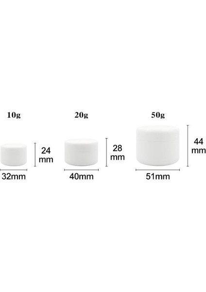Adet/grup Sıcak Satış Krem Kavanoz Kozmetik Ambalaj Kutusu Boş Kavanoz Pot Göz Farı Makyaj Yüz Kremi Kabı 10/20/50/100G (Yurt Dışından) fırsatları
