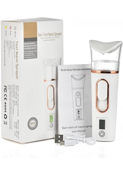 3'ü 1 Arada Skin Yzer Makinesi Nano Mist Püskürtücü Vücut Yüz Temizleme Yüz Buhar Makinesi Nemlendirici Cilt Bakımı Nemlendirici 3'ü 1 Arada Skin Yzer（3'ü 1 Arada Skin Yzer） (Yurt Dışından)