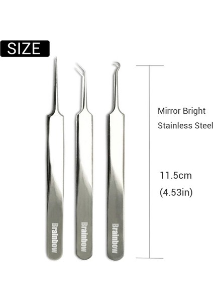 Adet Viraj Kavisli Paslanmaz Çelik Beyaz Nokta Siyah Nokta Sivilce Klipleri Sivilce Komedon Sökücü Yüz Temizleyici Iğneler Aracı (Yurt Dışından) fırsatları