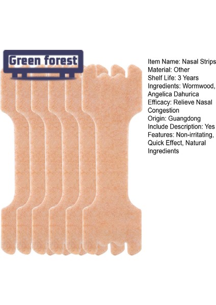 Yeşil Orman Burun Çıkartmaları Nefes Alabilir Horlamayı Durdur Burun Yamaları Sağlık (Yurt Dışından) modelleri