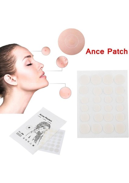 24 Adet Akne Yama Seti Sivilce Tedavileri Akne Sivilce Ana Yama Sivilce Tedavisi Akne Çıkartmalar Akne Sökücü Aracı (Yurt Dışından)