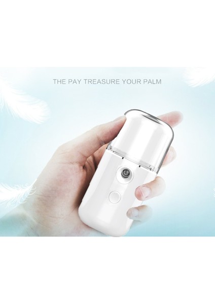 Nano Sprey Su Yenileyici Hidrasyon Aleti Mini Taşınabilir Şarj Edilebilir Beyaz (Yurt Dışından) fırsatları