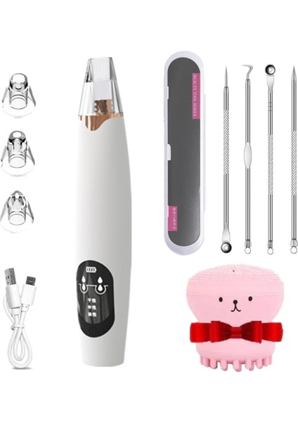 Elektrikli Siyah Nokta Çıkarıcı Iğneler Akne Siyah Nokta Çıkarıcı Vakum Emme Derin Temizleme Makinesi Peeling Gözenek Temizleyicigösterildiği Gibi 2 (Gösterildiği Gibi 2) (Yurt Dışından)