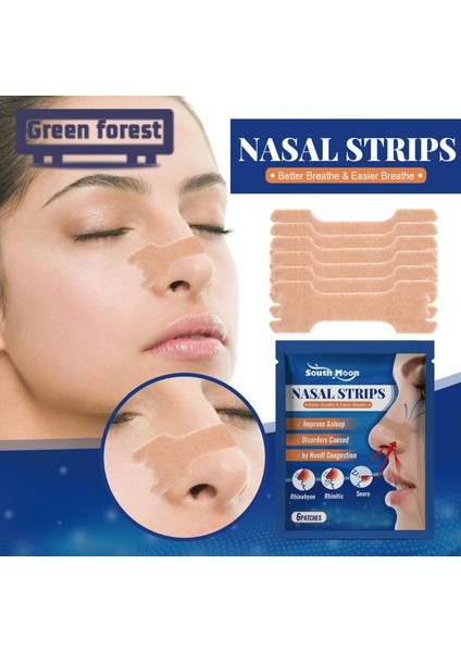 Yeşil Orman Burun Çıkartmaları Nefes Alabilir Horlamayı Durdur Burun Yamaları Sağlık (Yurt Dışından) indirimleri