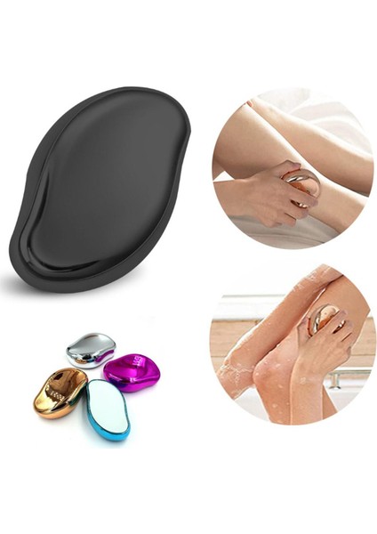 Manuel Kristal Fiziksel Epilasyon Silgi Cam Saç Çıkarıcı Ağrısız Epilatör Kolay Temiz Yeniden Kullanılabilir Cilt Bakımı Epilasyon Araçları (Yurt Dışından)