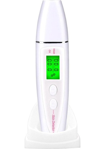 Skin Yzer 3'ü 1 Arada LCD Ekran Vücut Yağı Su Yzers Nem Test Cihazları Beyaz (Yurt Dışından)