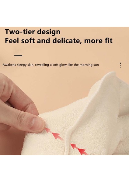 Yüz Havlusu Beyaz Nemlendirici ve Nemlendirici Güzellik Salonu ve Soğuk Sıcak Kompres Maskesi Kalınlaşmış Mercan Polar Yüz Havlusu 24X24CM (Yurt Dışından) fırsatları