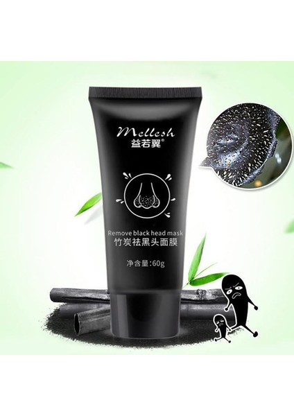 1/5 Adet Bambu Kömür Siyah Nokta Remover Maskesi Çamur Maskesi Gözenek Derin Temizlik Peel Akne Maskesi Burun Cilt Bakımı Tslm1 (Yurt Dışından)