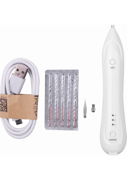 Nokta Köstebek Kalem USB Şarj Edilebilir Plazma Kalemi Köstebek Kaldırma Karanlık Nokta Kaldırmak Cilt Bakımı Noktası Kalem Skintag Dövme Temizleme Aracı Güzellik (Yurt Dışından)