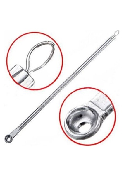 Gümüş 1 Adet Siyah Nokta Komedon Sökücü Leke Sivilce Çıkarıcı Cilt Bakım Araçları Yüz Temizleyici Akne Kaldırma Iğnesi (Yurt Dışından) fiyatları