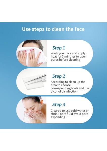 Takım Akne Iğne Seti Paslanmaz Çelik No. 5 Sivilce Klip 8 Siyah Nokta Kaldırma Güzellik Araçları Akne Iğne Seti Cilt Bakımı (Yurt Dışından) fırsatları