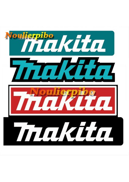 Yaratıcı Yansıtıcı Metin Makita Araçları Etiket Pvc Su Geçirmez Çıkartması Araç Kutusu Araba Motosiklet Kask Dizüstü Bilgisayar (Yurt Dışından)