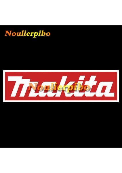 Yaratıcı Yansıtıcı Metin Makita Araçları Etiket Pvc Su Geçirmez Çıkartması Araç Kutusu Araba Motosiklet Kask Dizüstü Bilgisayar (Yurt Dışından)