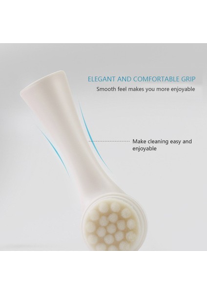 Çift Taraflı Silikon Yüz Temizleme Fırçası Yüz Temizleyici Siyah Nokta Temizleme Ürünü Gözenek Temizleyici Eksfoliatör Yüz Fırçalama Fırçası (Yurt Dışından) fırsatları