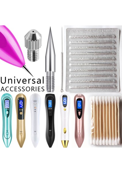 Evrensel Aksesuarlar Köstebek Lazer Plazma Temizleme Kalemi Değiştirilebilir Ince Ince Iğneler Kapak Corase Kalın Iğne Cilt Noktası Dedicatedfine Needle 50X (Ince Iğne 50X) (Yurt Dışından) modelleri