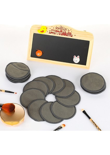 12 Adet/takım Makyaj Temizleme Pamuğu Ped Temizleme Yüz Pedi Aracı Yeniden Kullanılabilir Bambu Elyaf Yıkanabilir Yuvarlar Pedleri (Yurt Dışından) indirimleri