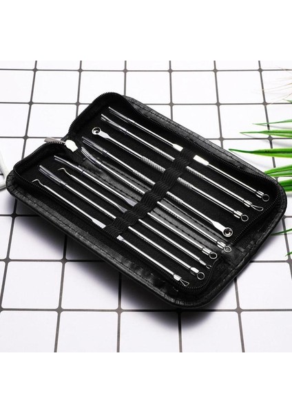 Adet Çelik Siyah Nokta Sivilce Sökücü Aracı Güzellik Gözenek Cilt Temizleme Akne Derin Bakım Çıkarıcı Seti Sökücü Iğneler L7J0 (Yurt Dışından) modelleri