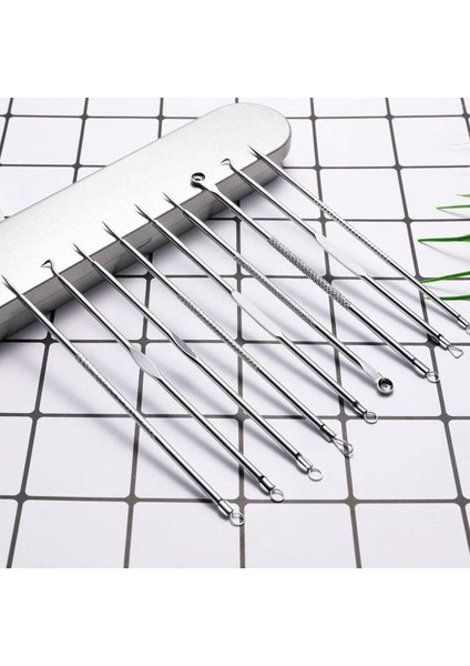 Adet Çelik Siyah Nokta Sivilce Sökücü Aracı Güzellik Gözenek Cilt Temizleme Akne Derin Bakım Çıkarıcı Seti Sökücü Iğneler L7J0 (Yurt Dışından) fırsatları