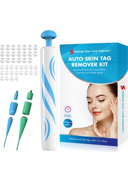 Cilt Etiketi Kalemi Kaldır Yüz Bakımı Nevus Aracı 2mm-8mm Et Nevus Mısır Siğiller Cilt Etiketi Kaldırma Aracı Değiştirilebilir Kafaa(A) (Yurt Dışından) fiyatları