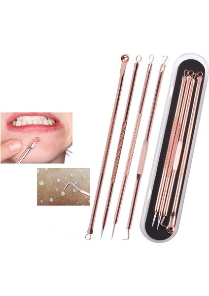 Adet Siyah Nokta Siyah Nokta Akne Komedon Sivilce Leke Sökücü Cilt Bakımı Kadın Güzellik Akne Tedavisi Gözenek Temizleyici Iğne Kancarosegold (Rosegold) (Yurt Dışından) indirimleri