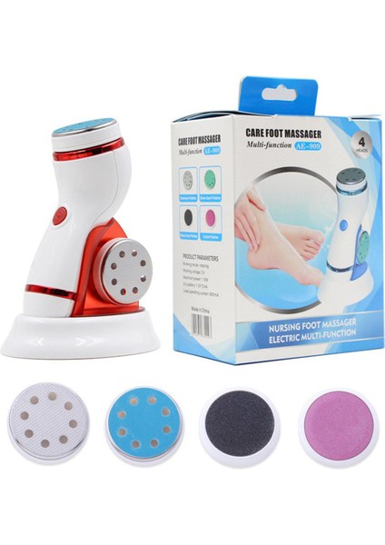 Ölü Deriyi Çıkarmak Için Elektrikli Ayak Öğütücü Ayak Pedikür Ayak Bakım Cihazı Kırmızı (Yurt Dışından)