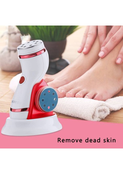 Ölü Deriyi Çıkarmak Için Elektrikli Ayak Öğütücü Ayak Pedikür Ayak Bakım Cihazı Kırmızı (Yurt Dışından) modelleri