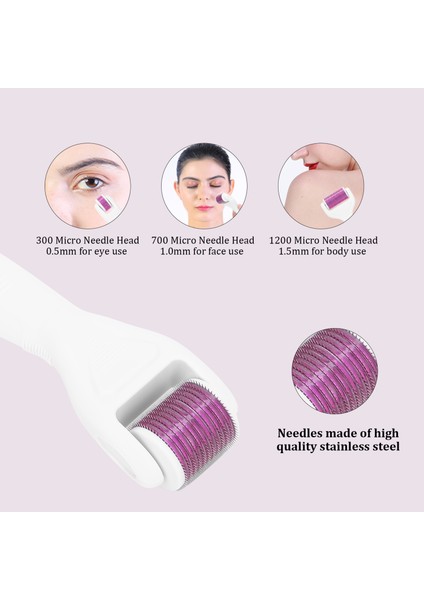 Mikro Iğneli Rulo Yüz Cilt Temizleme Fırçası Değiştirilebilir Başlıklar (Yurt Dışından) modelleri