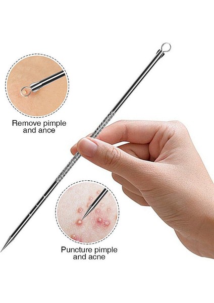 4 Adet Gümüş Akne Siyah Nokta Komedon Siyah Sivilce Leke Çıkarıcı Cilt Bakımı Kadın Güzellik Akne Tedavisi Gözenek Temizleyici Needlegül Altın (Gül Altın) (Yurt Dışından) indirimleri