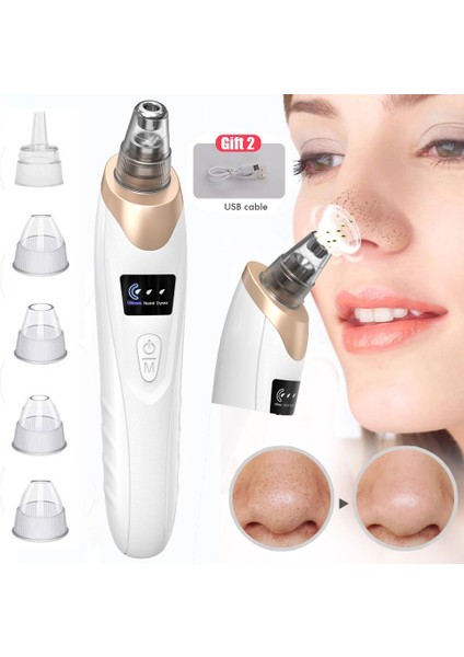 Siyah Nokta Giderici Yüz Derin Burun Temizleyici T Bölgesi Gözenek Akne Sivilce Temizleme Vakum Emme Yüz Siyah Nokta Güzellik Temiz Cilt Tootype 1 (Tip 1) (Yurt Dışından) fiyatları