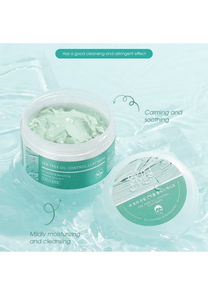 Çamur Yüz Cilt Temizleme Maskesi Doğal Özlü Gözenekleri Küçültmek Yağ Kontrolü (Yurt Dışından) fırsatları