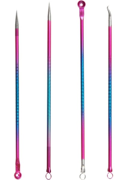 Adet Iğne Siyah Nokta Remover Sivilce Çıkarıcı Popper Akne Komedon Leke Whitehead Zit Temizleme Aracı (Yurt Dışından)