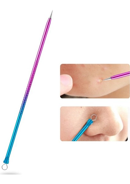 Adet Iğne Siyah Nokta Remover Sivilce Çıkarıcı Popper Akne Komedon Leke Whitehead Zit Temizleme Aracı (Yurt Dışından) indirimleri