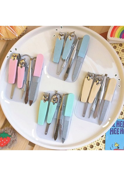 Manikür Seti Ev 7 Adet/takım Tırnak Bakım Setleri Sevimli Çivi Aksesuarları ve Araçları Paslanmaz Çelik Profesyonel Tırnak Makası (Yurt Dışından) modelleri