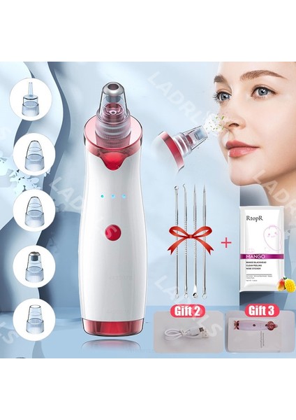 Siyah Nokta Giderici Yüz Elektrikli Akne Temizleyici Siyah Nokta Siyah Nokta Elektrikli Süpürge Aracı Siyah Noktalar Gözenek Temizleyici Machinetype 2 Çantalı (Tip 2 Çantalı) (Yurt Dışından) modelleri