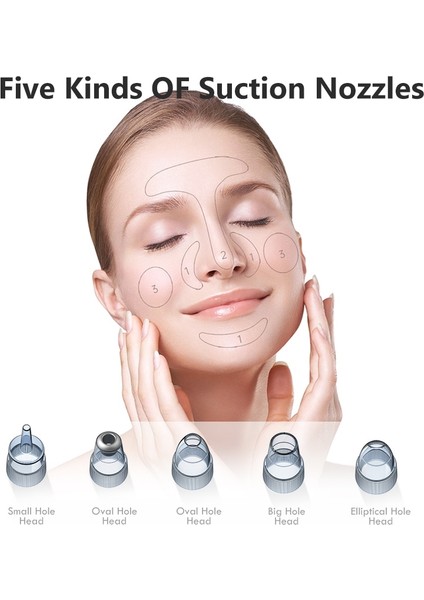 Siyah Nokta Giderici Yüz Elektrikli Akne Temizleyici Siyah Nokta Siyah Nokta Elektrikli Süpürge Aracı Siyah Noktalar Gözenek Temizleyici Machinetype 2 Çantalı (Tip 2 Çantalı) (Yurt Dışından) fırsatları