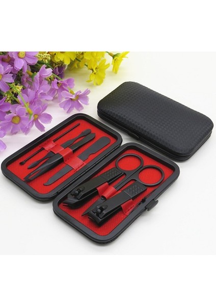 Adet/takım Yeni Siyah Paslanmaz Çelik Manikür Tırnak Makası Pedikür Seti Taşınabilir Seyahat Hijyen Seti Tırnak Giyotin Kesici Alet Seti (Yurt Dışından) modelleri