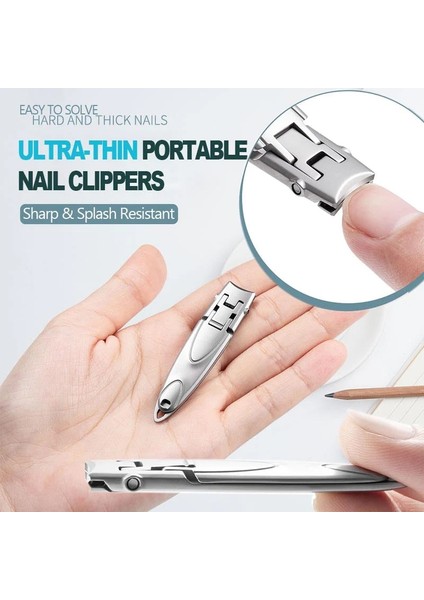 Adet Ultra-Ince Tırnak Kesiciler Tırnak Makası Ayak Tırnağı Pense Tırnak Makası Pedikür Aracı Yüksek Kalite Paslanmaz Çelik Manikür Aracı (Yurt Dışından)