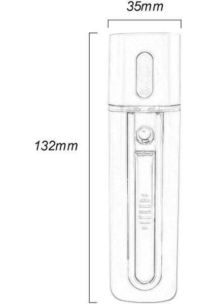 USB Şarj Edilebilir Kompakt Boyutlu Ofis Seyahat Nano Sprey Mist Yüz Buhar Makinesi (Yurt Dışından) fırsatları