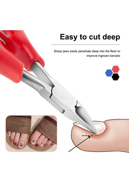 Kalın Tırnaklar Için Tırnak Makası Seti Tırnak Makası ile Ayak Tırnağı Kaldırıcı Tırnak Eti Kesici Batık Kalın Sert Ayak Tırnak Parmak (Yurt Dışından) modelleri