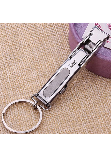 Kullanışlı Tırnak Makası Güvenli Sağlam Süper Ince Tırnak Makası Anahtarlık ile Paslanmaz Çelik Katlanır Tırnak Makası Ev Için (Yurt Dışından) fırsatları