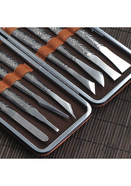 9 Adet Pedikür Aracı Set Profesyonel Paslanmaz Çelik Ayak Ölü Cilt Sökücü Tırnak Eti Manikür Araçları Ayak Tırnağı Batık Ayak Bakımı Aracı (Yurt Dışından) fırsatları