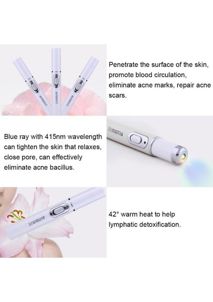 Blu-Ray Akne Çıkarma Aracı Çil Köstebek Karanlık Nokta Temizleme Makinesi Cilt Yüz Güzellik Kalemi (Yurt Dışından) fırsatları