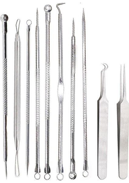 Iğne Aracı Yüz Temizleme Siyah Nokta Akne Temizleme Komedon Çıkarıcı Siyah Kafa Leke Sivilce Sökücü Aracı Akne Gözenek Temizleyici (Yurt Dışından)