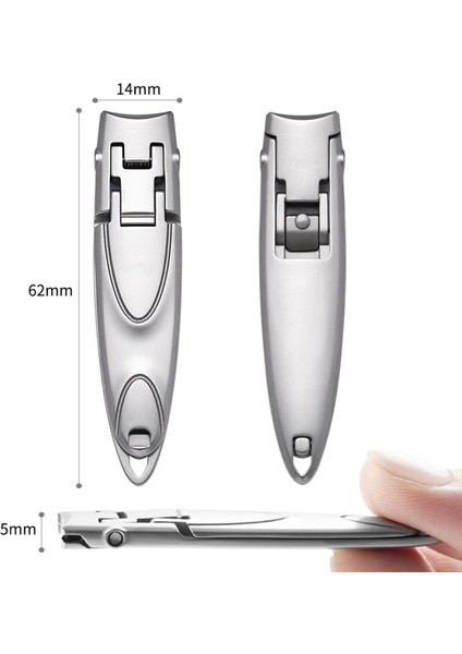 Ultra-Ince Taşınabilir Tırnak Makası Çelik Kesici Kalın Çivi Ayak Tırnak Kesici Anti-Sıçrama Makası Manikür Parmak Çivi Araçları (Yurt Dışından) fiyatları