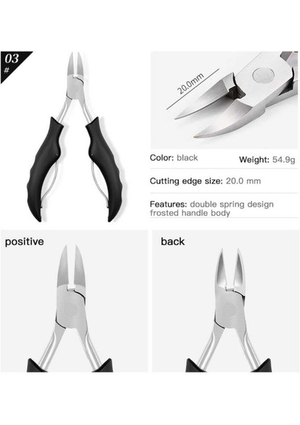 Tırnak Sanat Manikür Araçları Tırnak Makası Olecranon Forseps Ayak Tırnağı Kesiciler Paronychia Ölü Cilt Sökücü Tırnak Oluk Forseps Araçları (Yurt Dışından) fırsatları