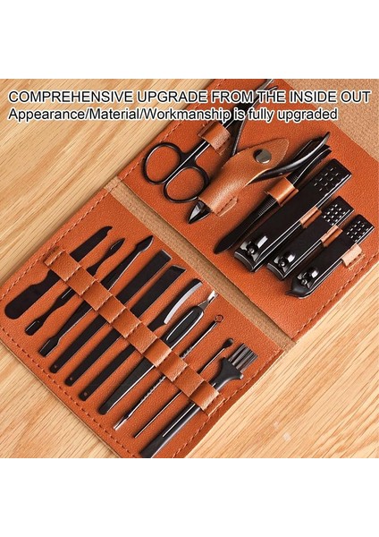 Tırnak Makası Seti 16 Parça Tırnak Bakım Seti Profesyonel Pedikür Seti Erkekler Için Bakım Seti Hediye Koca Erkek Arkadaşı Ebeveynler Kadın (Yurt Dışından) indirimleri