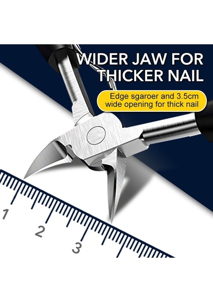 1 Adet Batık Tırnak Makası Aksesuarları ve Manikür Araçları Kalın Ayak Tırnaklarını Makası Kenar Kesici Giyotin Tırnak Makası Pedikür (Yurt Dışından) fırsatları